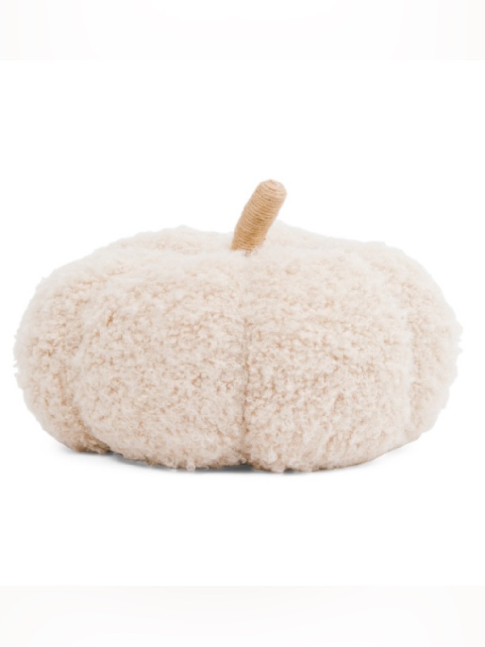 🆕- CUPCAKES AND CASHMERE FAUX FUR PUMPKIN IN IVORY 11”